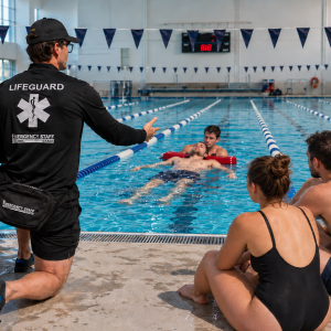 Socorrismo acuático de piscina